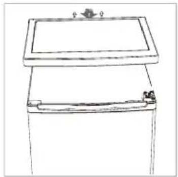 HOOVER HFLE54WN - Spreminjanje strani odpipanja vrat - 2