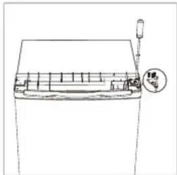 HOOVER HFLE54WN - Réversibilité de la porte - 3
