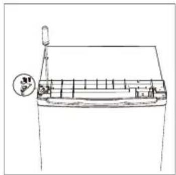 HOOVER HFLE54WN - Reversibilité de la porte - 3