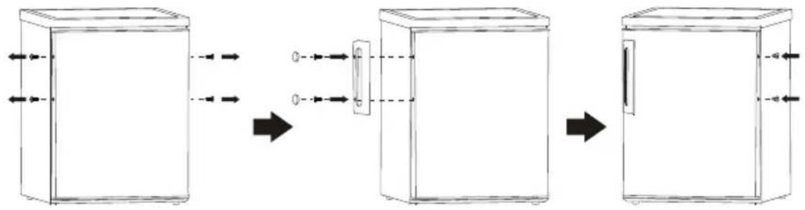 HOOVER HFLE54WN - Namontujte kiku dverí - 1