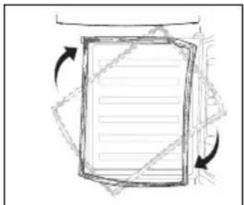 HOOVER HFLE54WN - Spreminjanje strani odpipanja vrat - 5