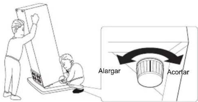 HOOVER HFLE54WN - Nivelación de la unidad - 1