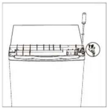 HOOVER HFLE54WN - Spreminjanje strani odpipanja vrat - 3