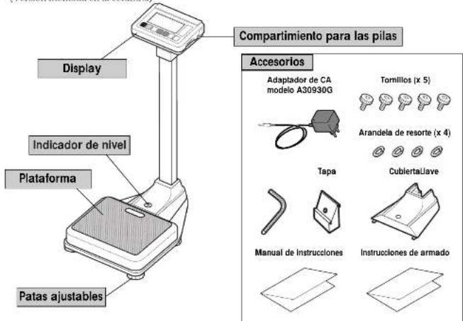 TANITA WB110MA - 1.Montaje de la báscula y componentes - 2