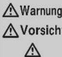 TANITA WB110MA - Warnsymbole - 1