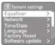 PHILIPS TAPR802 - Utilisation du menu des réglages du système - 1