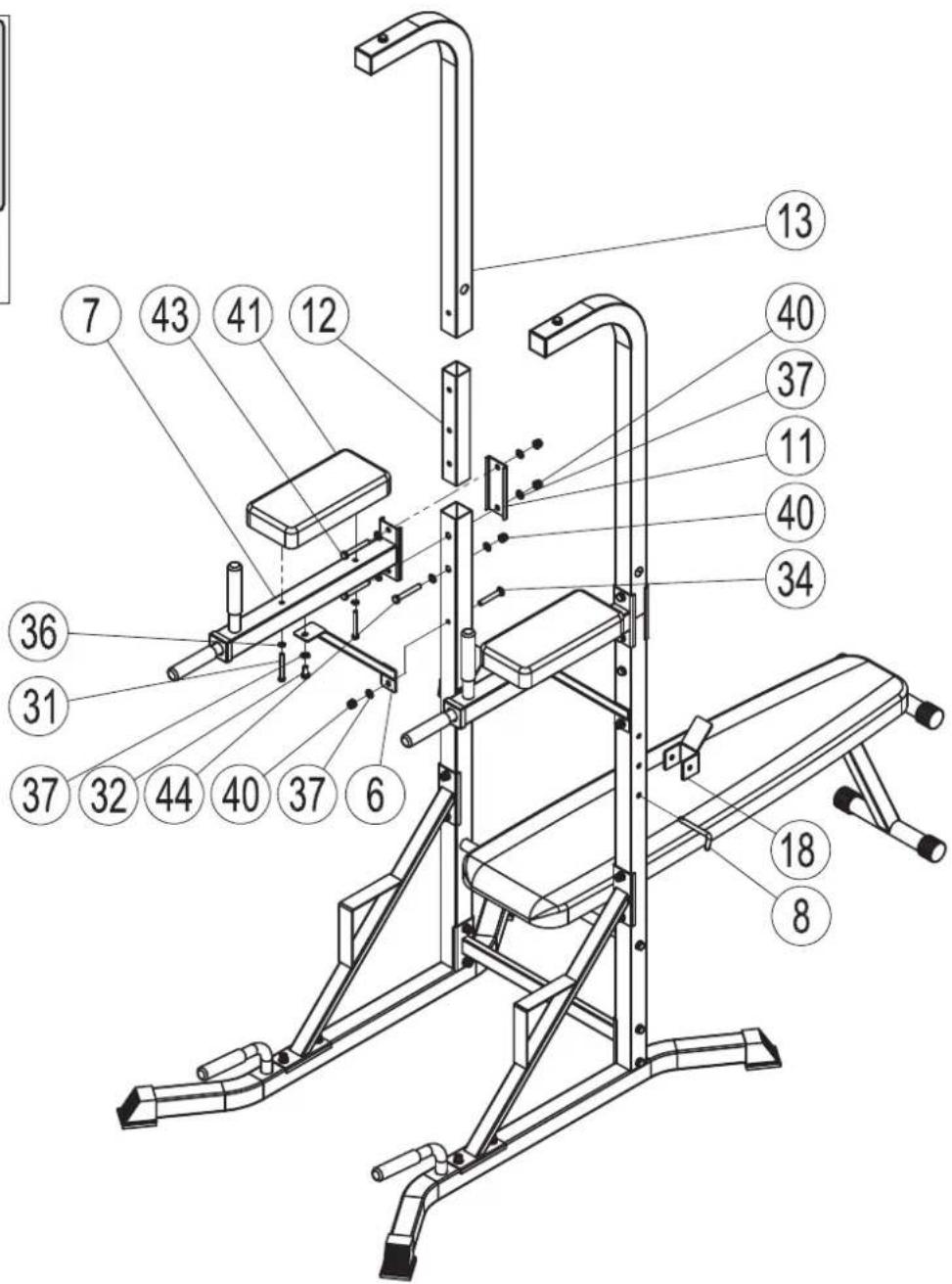 TUNTURI Power Tower PT60 - C - 7