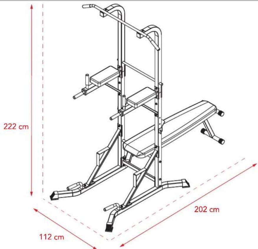 TUNTURI Power Tower PT60 - D-4 - 5