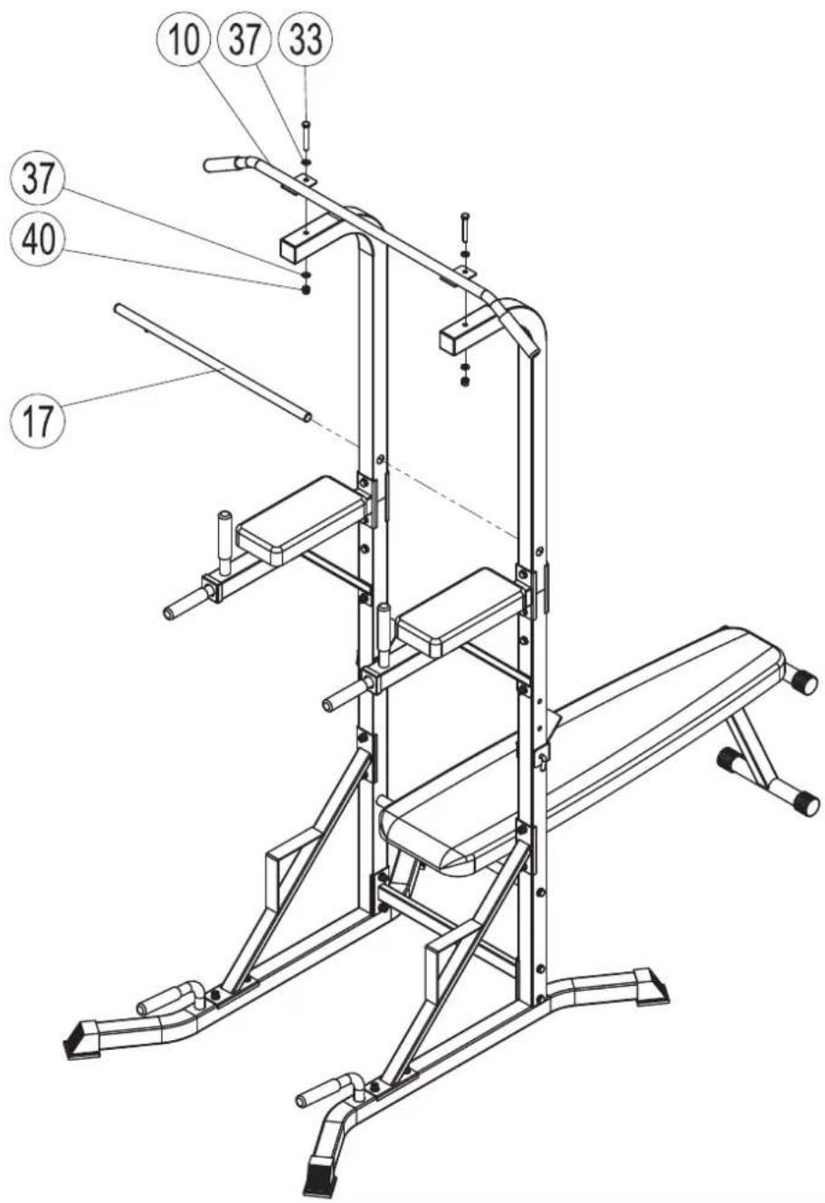 TUNTURI Power Tower PT60 - D-4 - 3