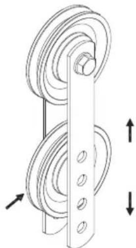TUNTURI Home Gym HG20 - cavo - 1