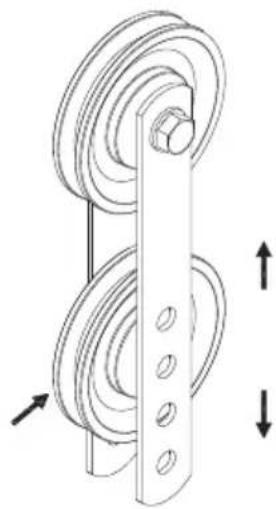 TUNTURI Home Gym HG20 - Réglage de la tension de cable - 1