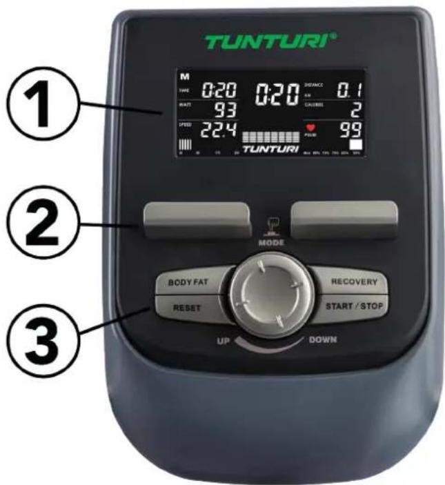 TUNTURI Performance C55F - Consola (fig F) - 1