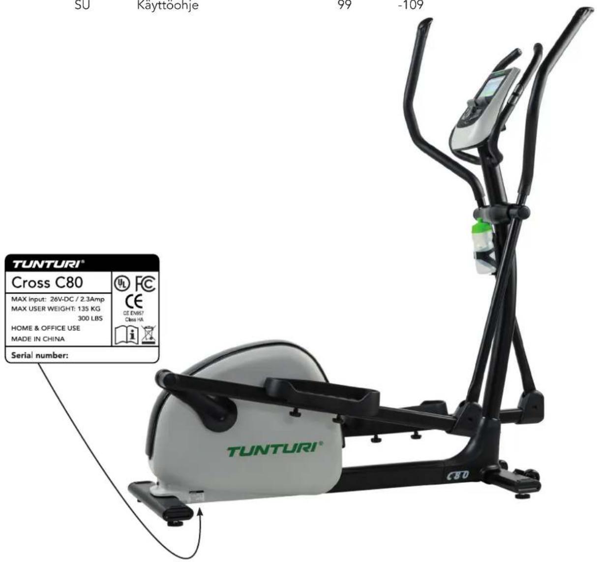 TUNTURI Endurance C80R - 1