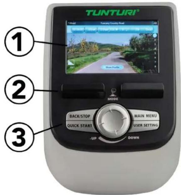 TUNTURI Endurance C80R - Panel (fig F) - 1