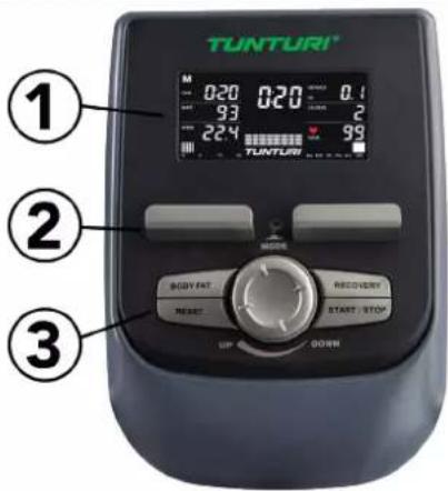 TUNTURI Performance C65F - Stoppa utrustningen: - 1