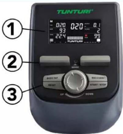 TUNTURI Performance C65F - Ohjauspaneeli - 1