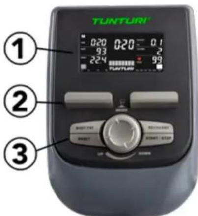 TUNTURI Performance C60R - Console (fig F) - 1