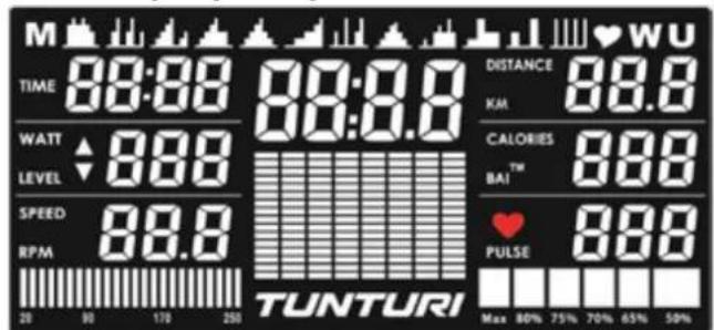 TUNTURI Performance C60R - Einschalten - 1