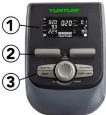 TUNTURI Performance C60R - Console (fig F) - 1