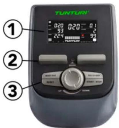TUNTURI Performance C60R - Console (fig F) - 1