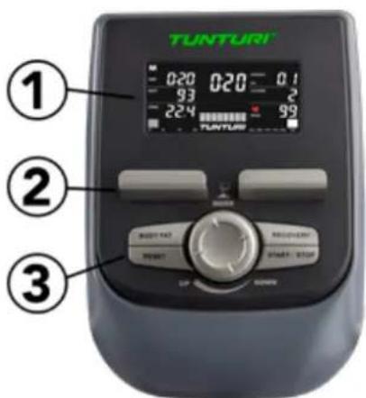 TUNTURI Performance C60R - Konsole (Abb F) - 1