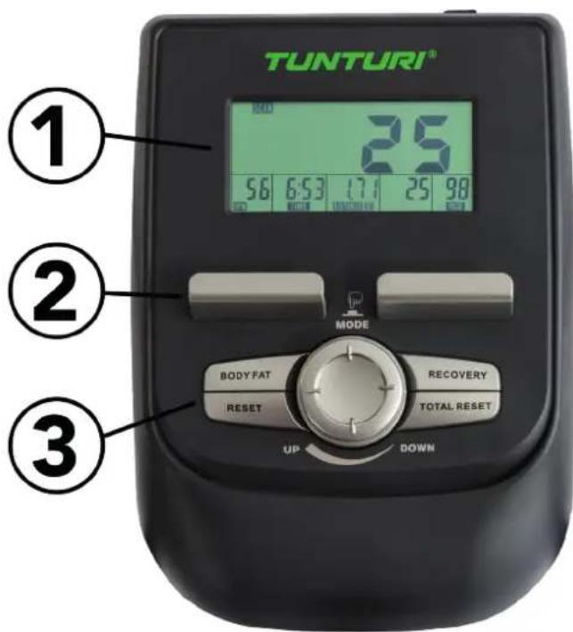 TUNTURI Compentence C25F - Console (fig F) - 1