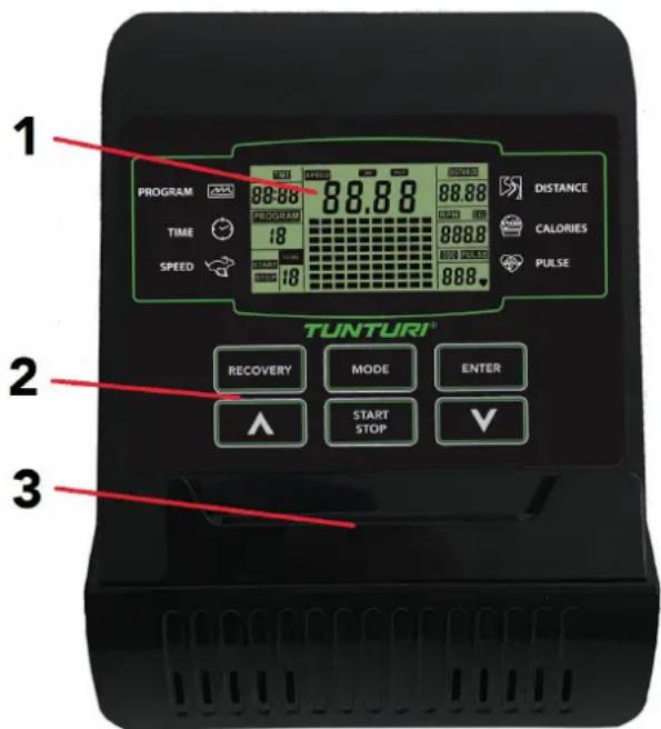 TUNTURI Star Fit B100 - Konsole (Abb F) - 1
