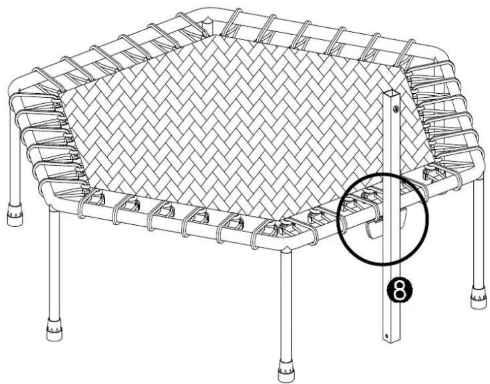 TUNTURI Fitness Trampoline - SCHRITT 7 - 1