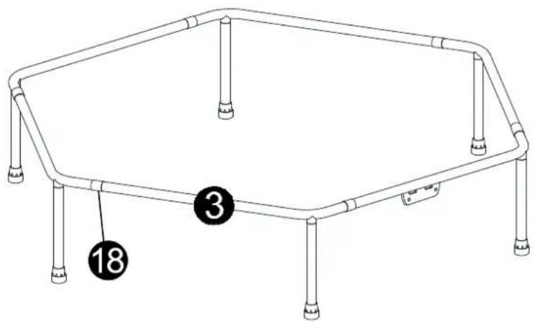 TUNTURI Fitness Trampoline - STAP 2 - 5