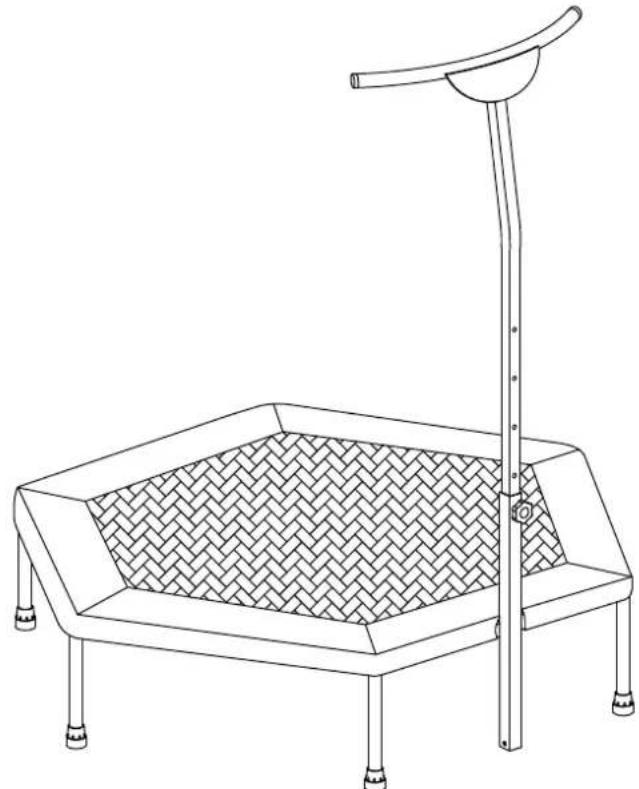 TUNTURI Fitness Trampoline - Demontage des Trampolins - 1