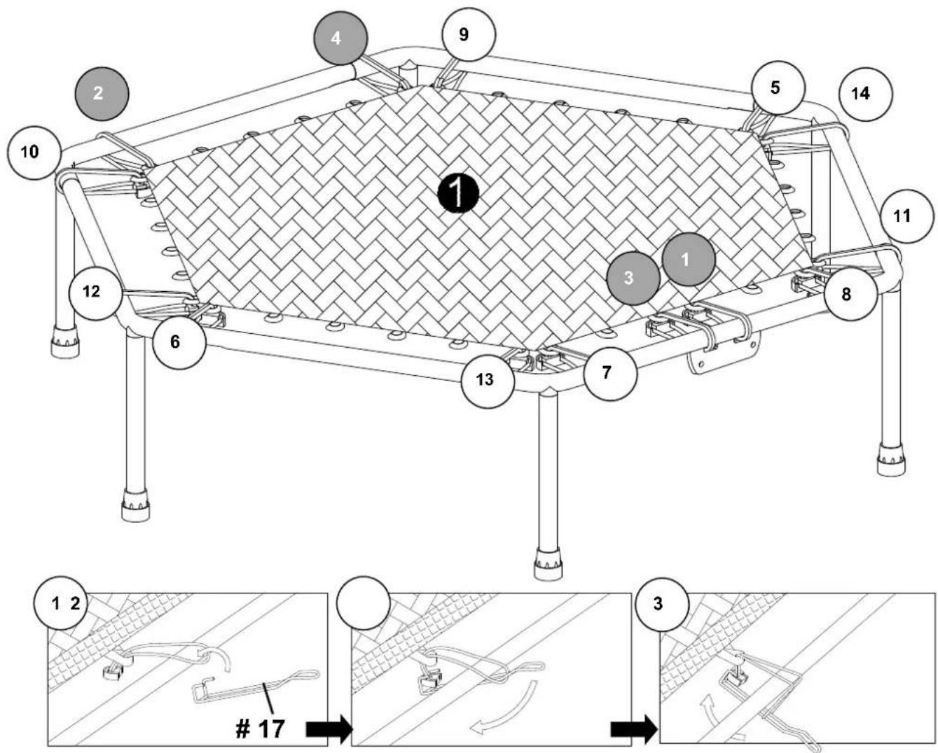 TUNTURI Fitness Trampoline - 17 - 2