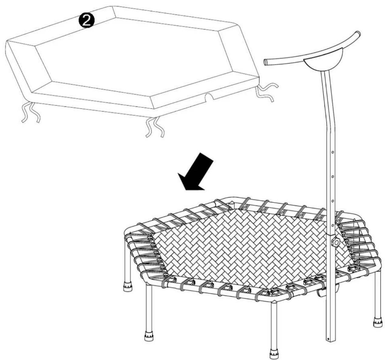 TUNTURI Fitness Trampoline - ETAPE 10 - 1