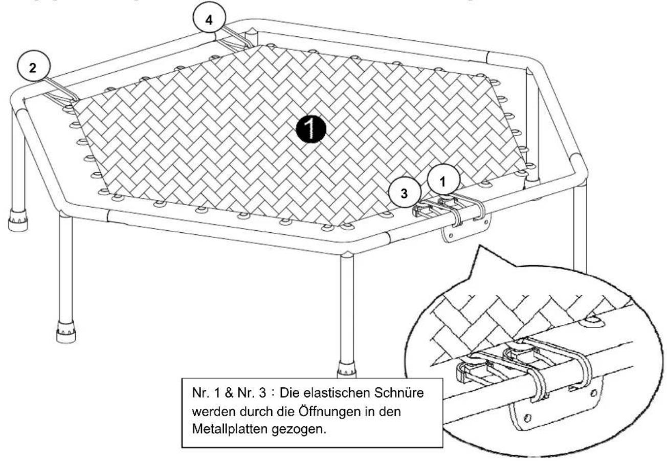 TUNTURI Fitness Trampoline - SCHRITT 1 - 5