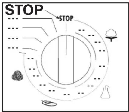 NEW POL XF6 600EL - PROGRAMMER KNOB "STOP" - 1