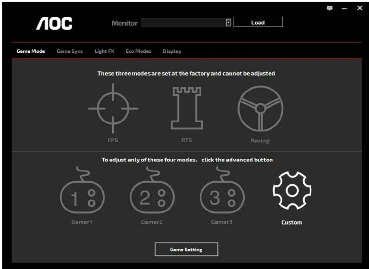 AOC CQ32G2SE - G-Menu - 2