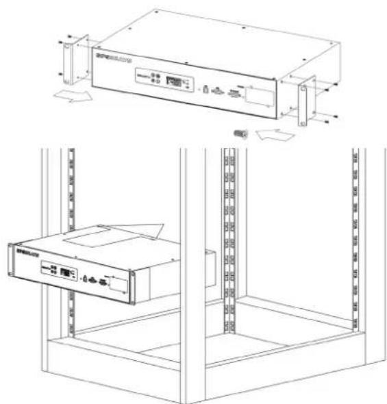 Salicru SPS 16 ATS - INSTALLATION DANS UNE ARMOIRE RACK DE 19". - 1
