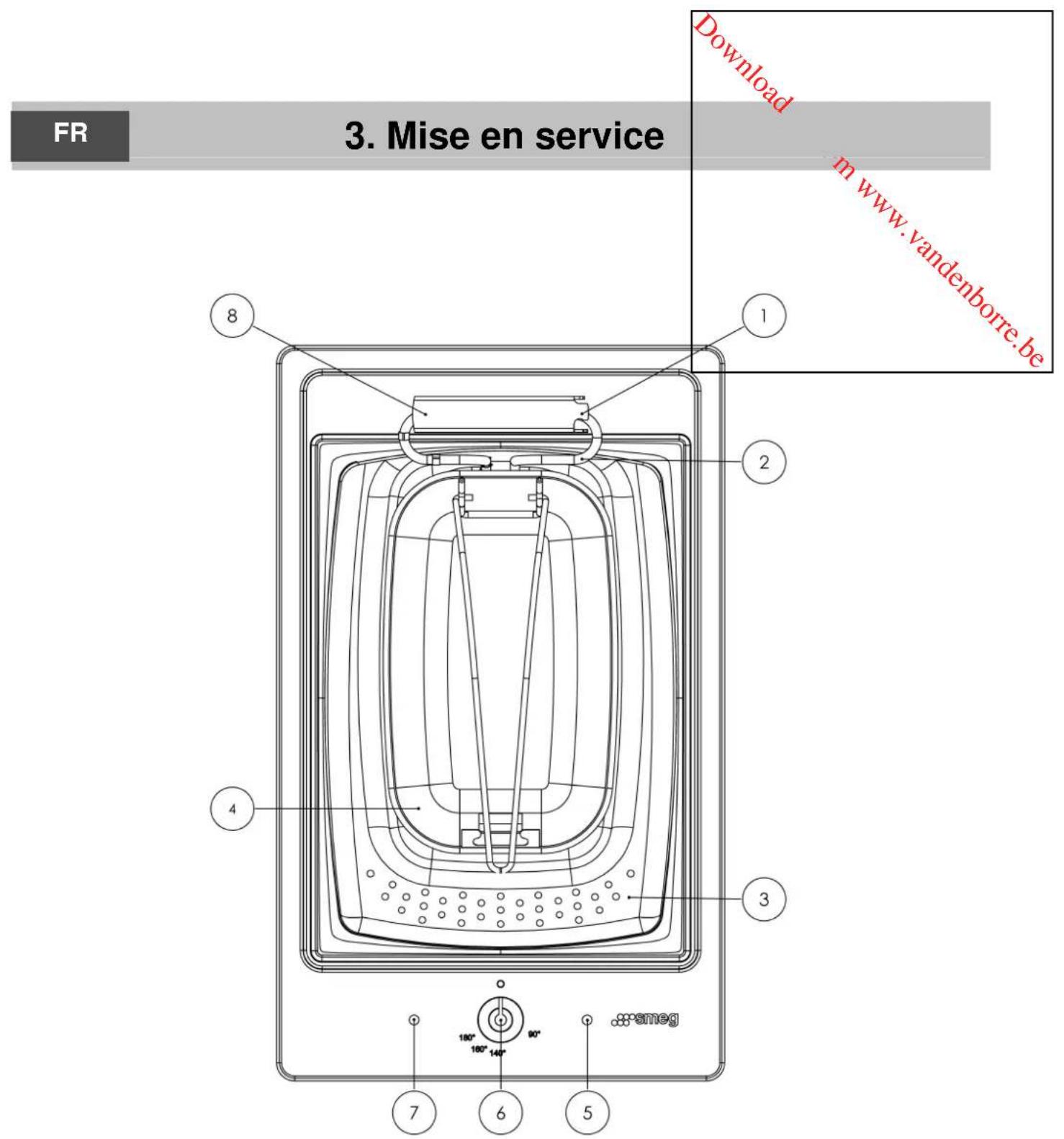 SMEG PGF30F - Encastrement - 2