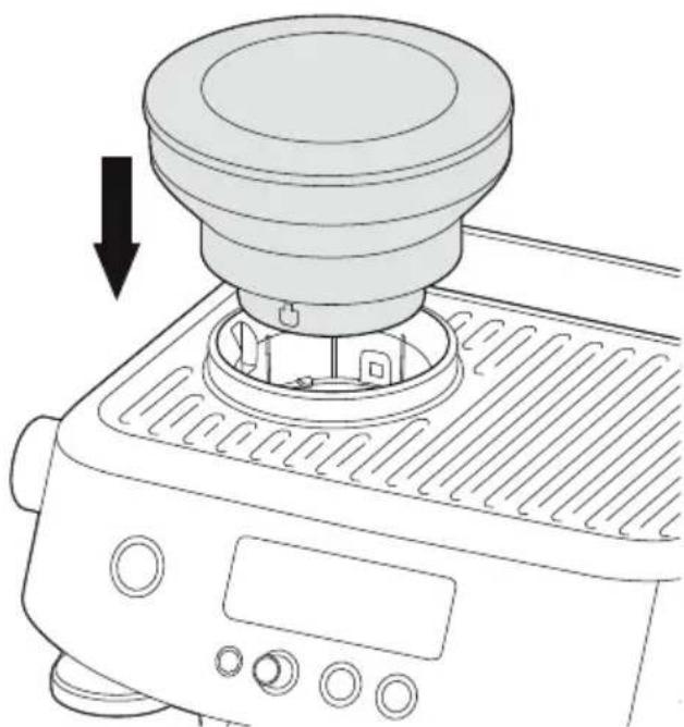 BREVILLE the Barista Pro BES878 - Attaching the Hopper - 1
