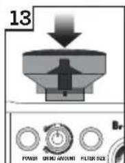 BREVILLE the Barista Pro BES878 - ADJUSTING CONICAL BURRS - 13