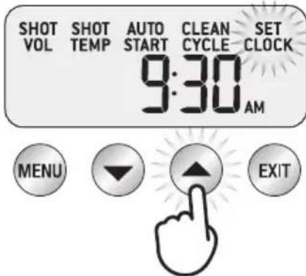 BREVILLE The Dual Boiler BES920 - SET CLOCK (AJUSTE DEL RELOJ) - 2