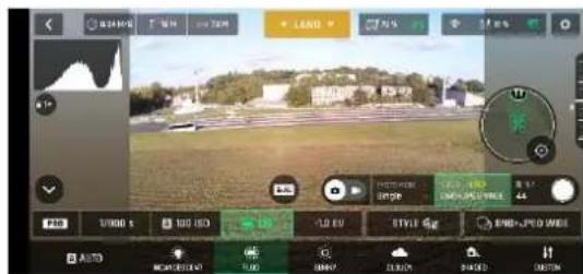 PARROT Anafi USA - Balance des blancs (WB) - 3