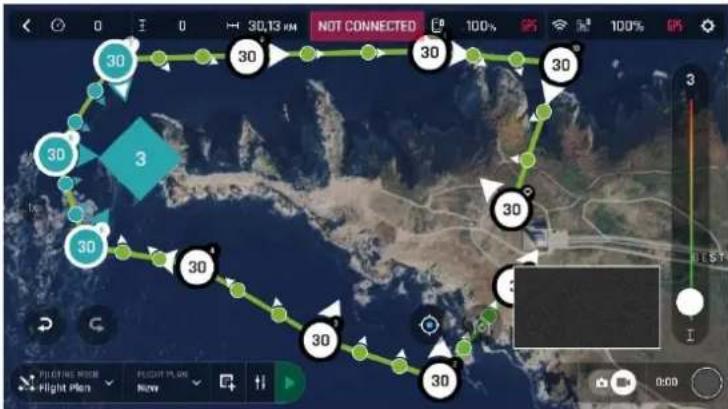 PARROT Anafi USA - Flight Plan - 9