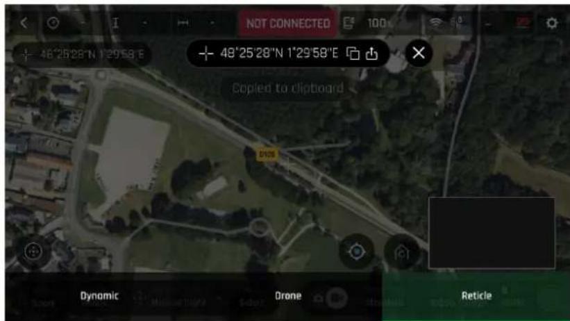 PARROT Anafi USA - Gestion des coordonnées - 3