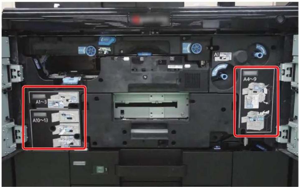 KYOCERA TASKalfa Pro 15000c - Trouver la LED clignotante. - 1