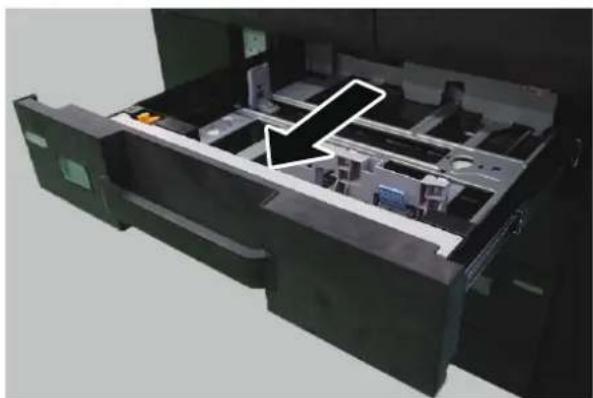 KYOCERA TASKalfa Pro 15000c - Sortir entièrement le magasin de la machine. - 1