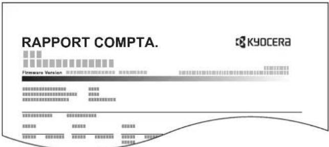 KYOCERA TASKalfa Pro 15000c - Impr. rapport compteurs - 1