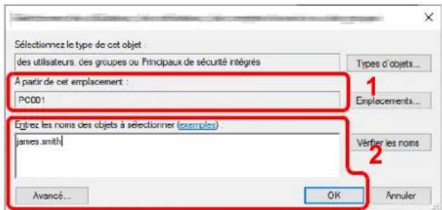 KYOCERA TASKalfa Pro 15000c - Spécifier l'emplacement. - 1