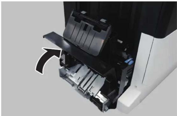 KYOCERA TASKalfa Pro 15000c - Soulever le plateau de pliage. - 1