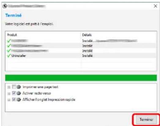 KYOCERA TASKalfa Pro 15000c - Terminer l'installation. - 1