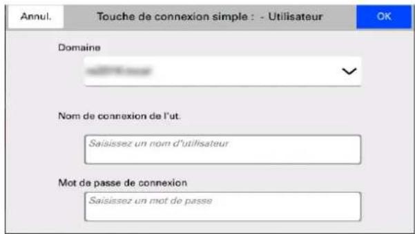 KYOCERA TASKalfa Pro 15000c - Spécification de l'utilisateur à partir des utilisateurs réseau - 1
